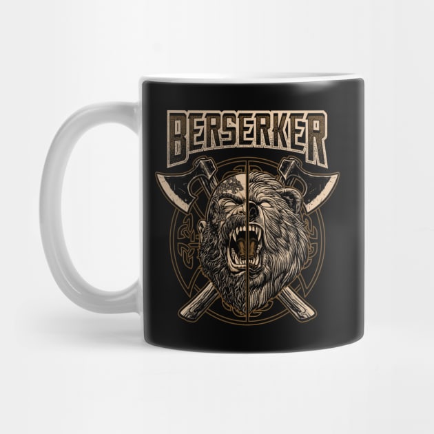 Norse Viking Berserker Pagan Bear Warrior by Blue Pagan